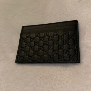 Gucci guccisimma 5 slot cardholder